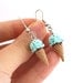 Mint Earrings - Polymer Clay Ice Cream Cone