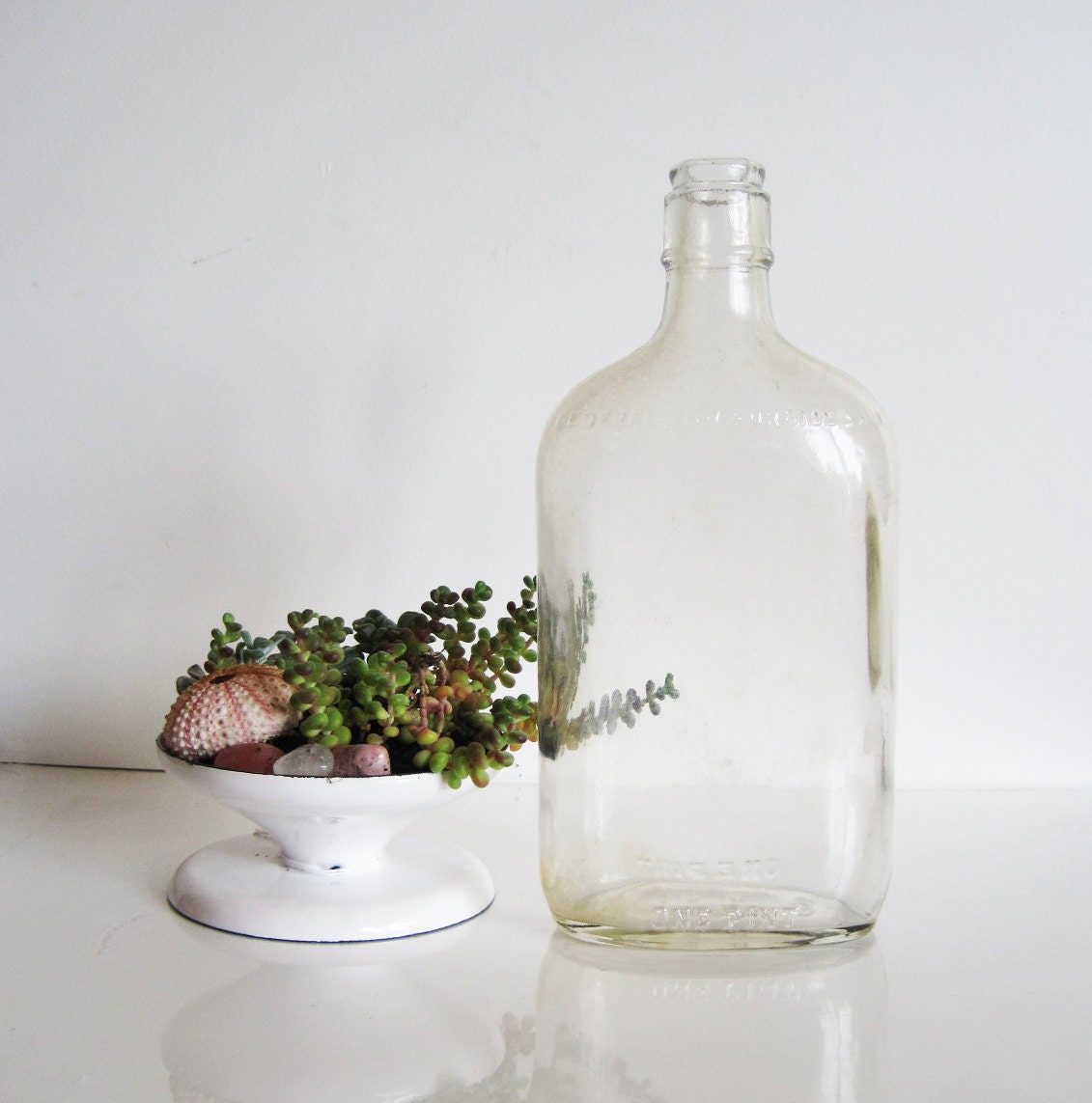 prohibition era pint glass bottle - ReverseChronology