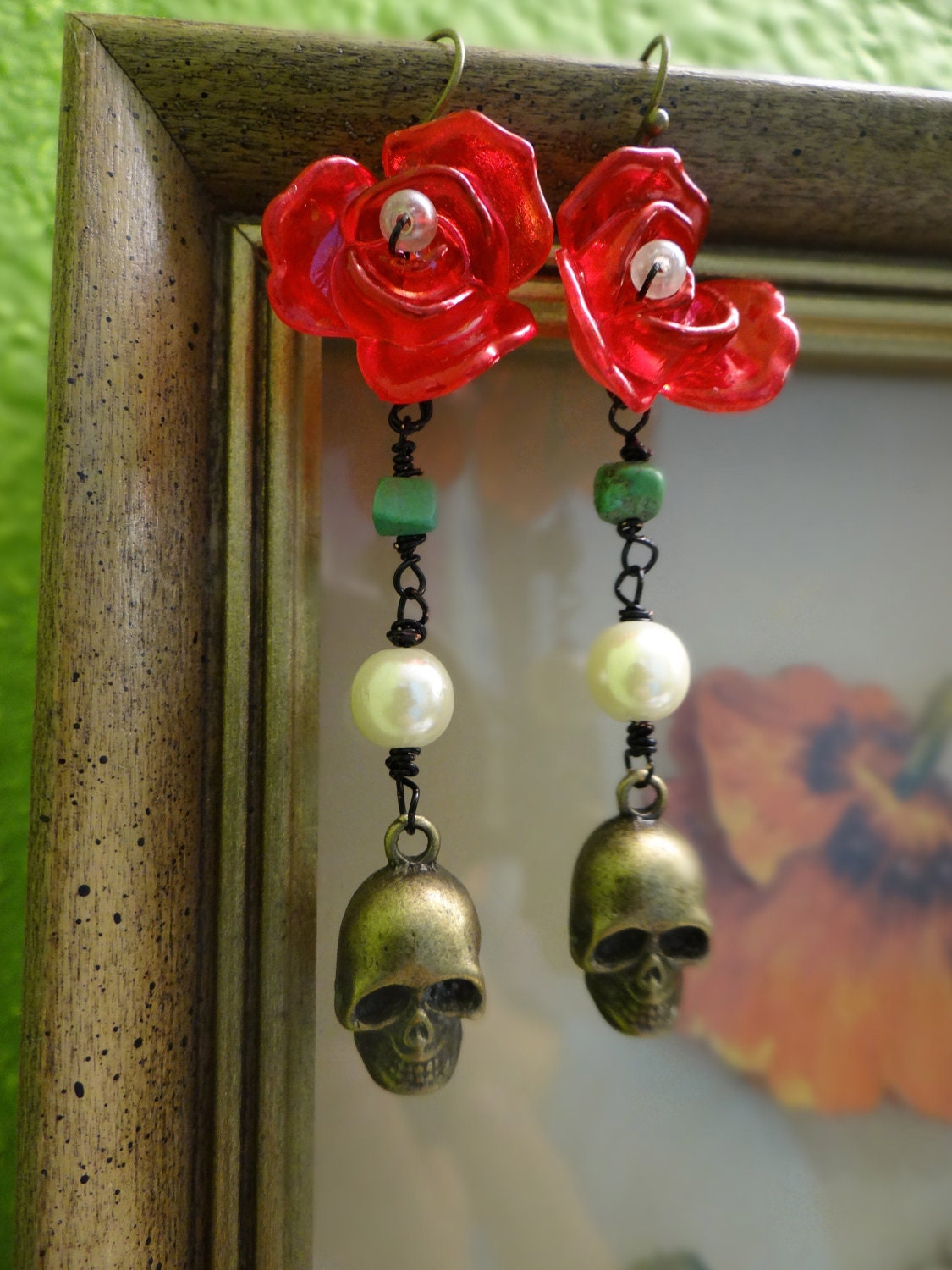 Rose and Skulls