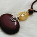 Jasper Pendant Wire Wrapped Sterling Silver Handcrafted
