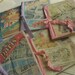 5 Paris Style All Occasion Handmade and Inked OOAK French Collage Cards....LeFrenchChateau