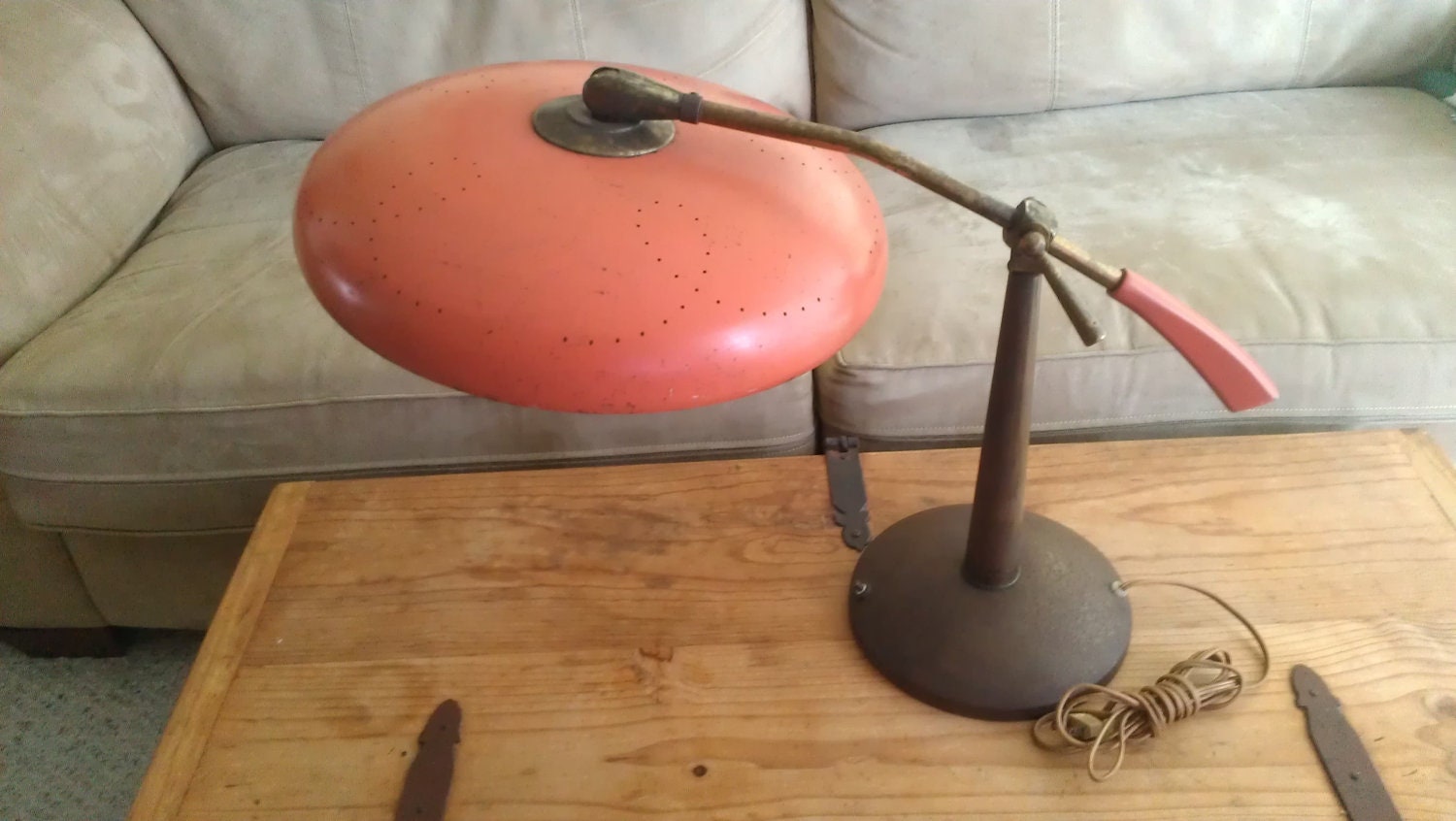 Mid Century Modern Flying Sauce Desk Table Lamp