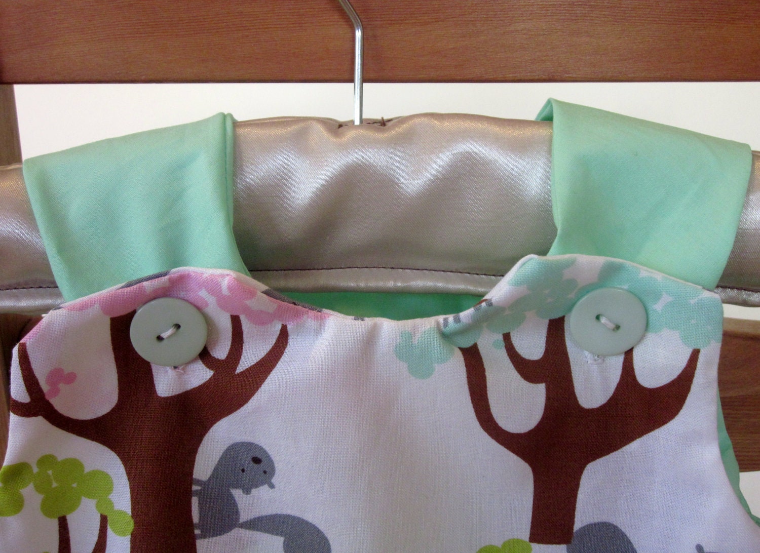 baby girl dress "squirrel me silly"