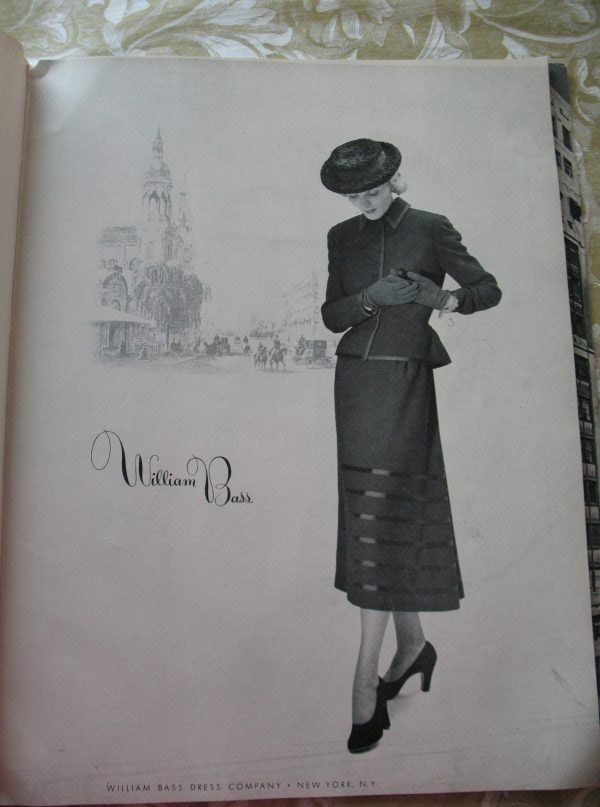 City of New York Golden Anniversary of Fashion Magazine Book 1948