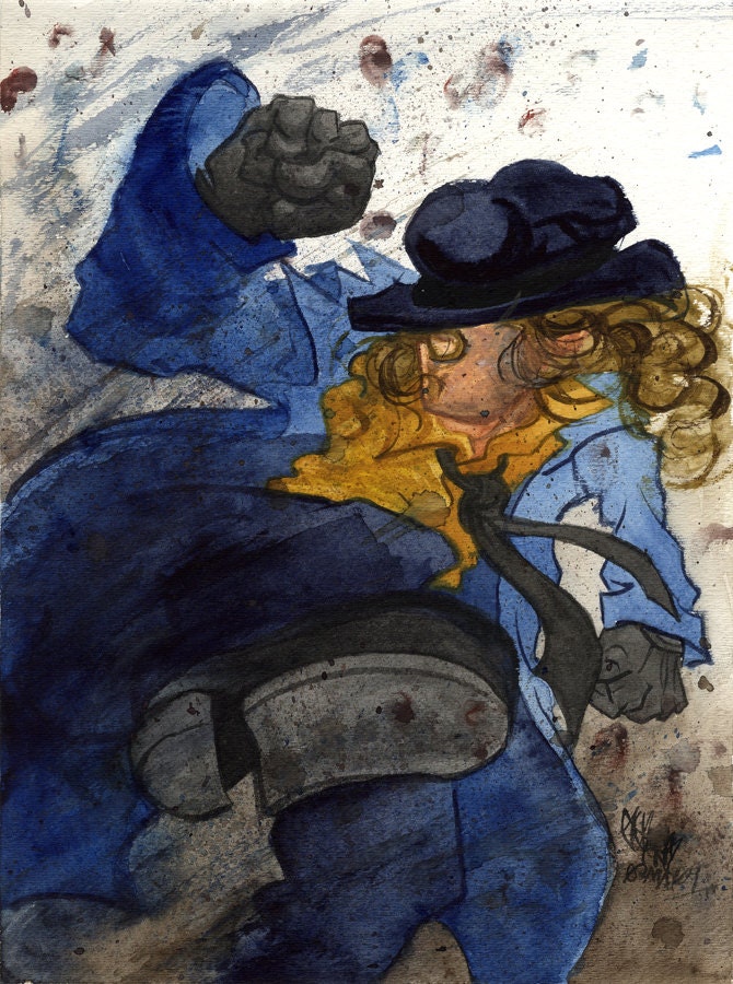 The Question, Watercolor