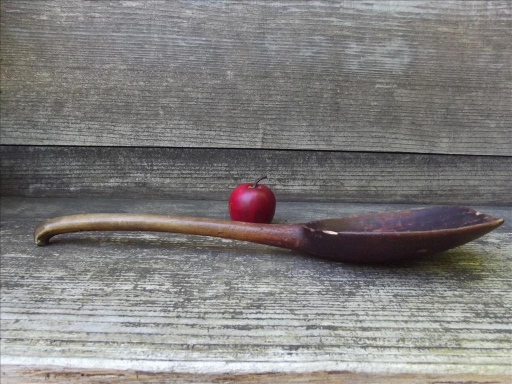 Antique Swedish Wooden Spoon - OldSchoolSwede