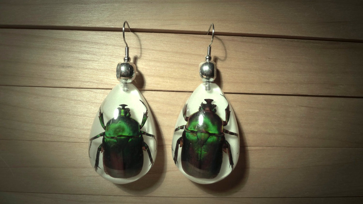 Moonrise Kingdom Custom Suzy Beetle Earrings