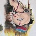 Chucky Tshirt  Scary childs play tshirt hand painted  M L XL