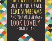 24x36 Roald Dahl Print (actual poster)