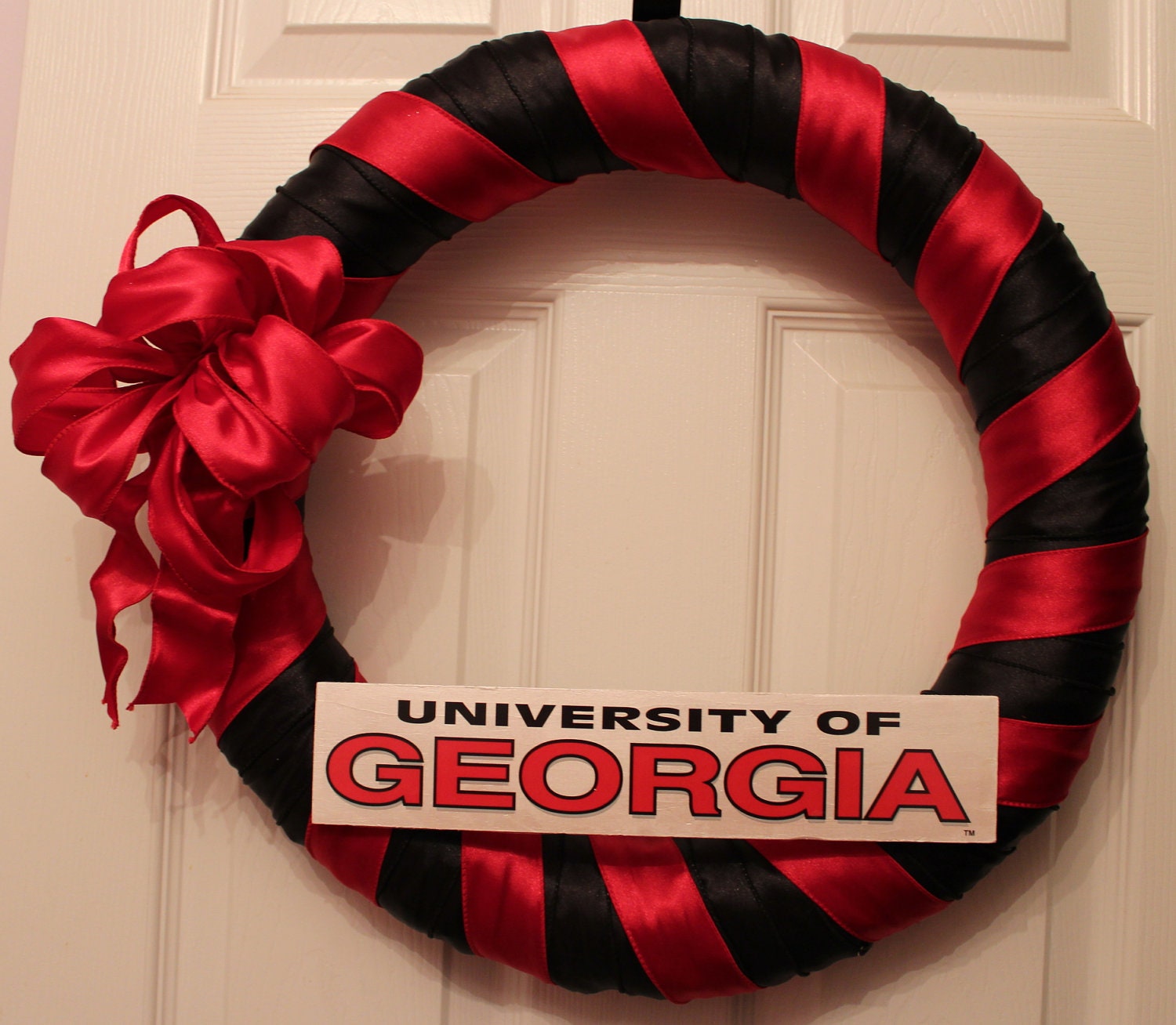 University of Georgia Bulldog Ribbon Wreath