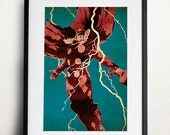 Thor Retro Pop Art A3 Poster Print