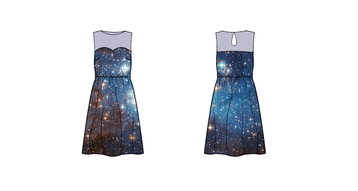Arrakis - Galaxy Party Dress