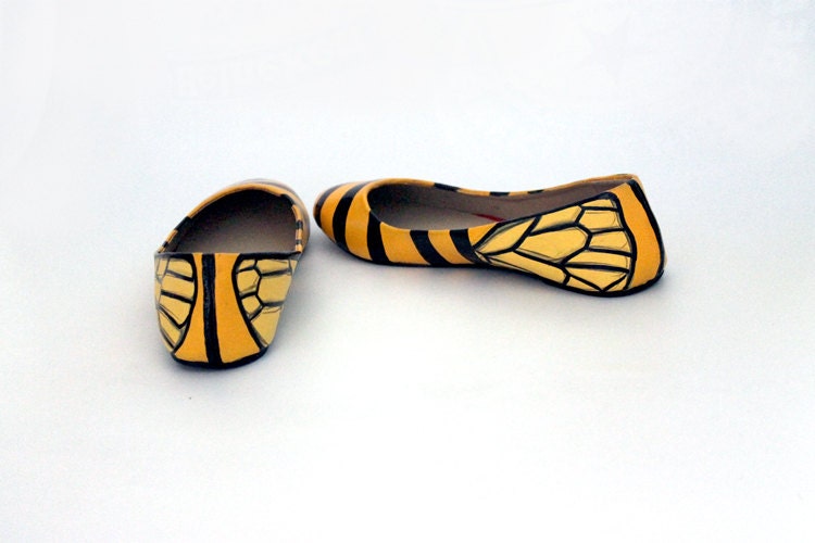 Bumble Bee Ballet Flat Shoes