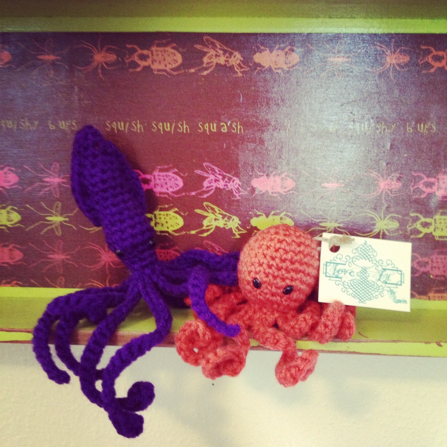 Cephalopod Duo (Squid and Octopus)