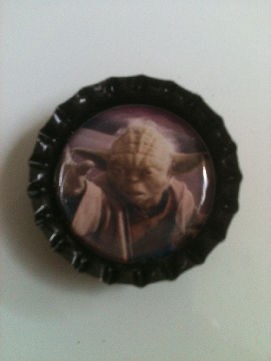Star Wars Jedi Master Yoda Bottle Cap Magnet