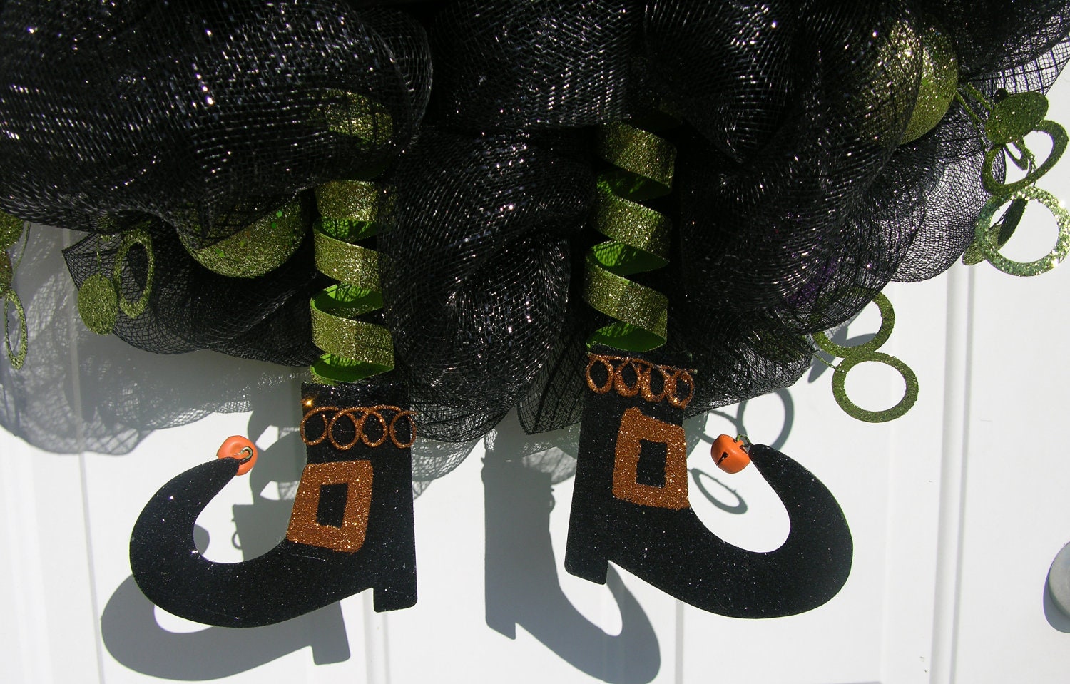 Decomesh Halloween Wreath- The Witch Is In