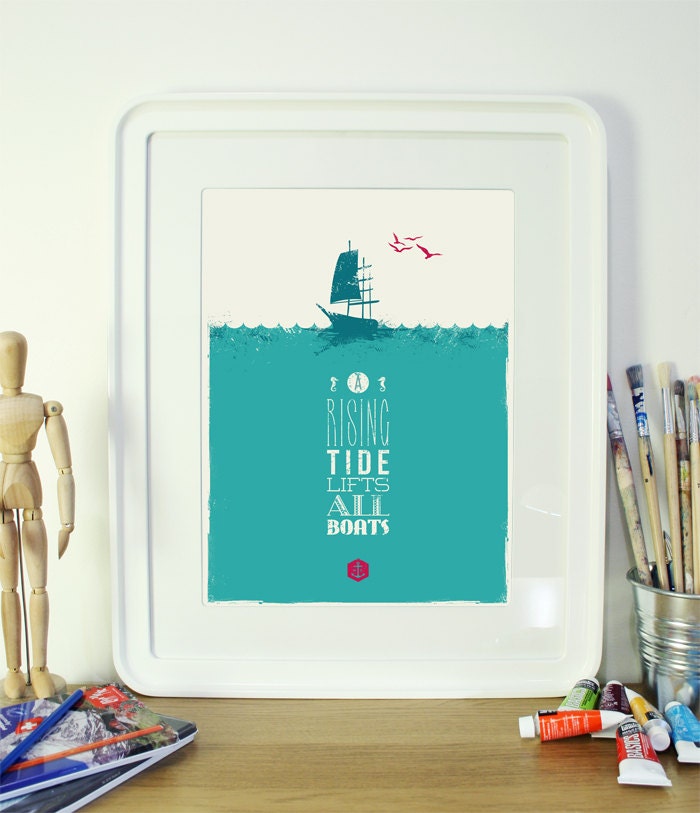 Rising Tide - A3 Poster