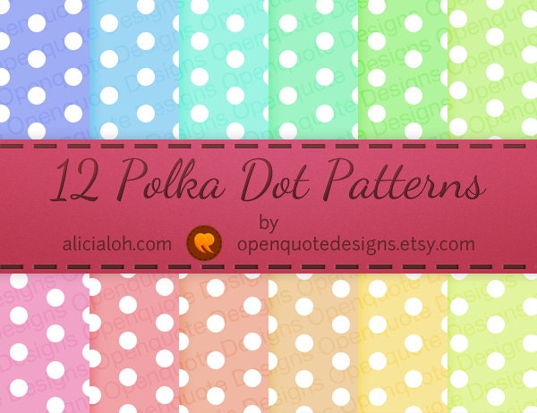 Polka Dot Pattern Digital
