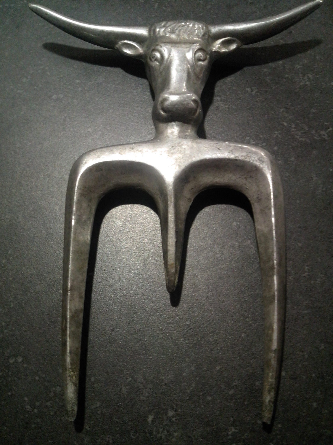 Vintage Longhorn cattle meat fork ITALY MOD DEP 426