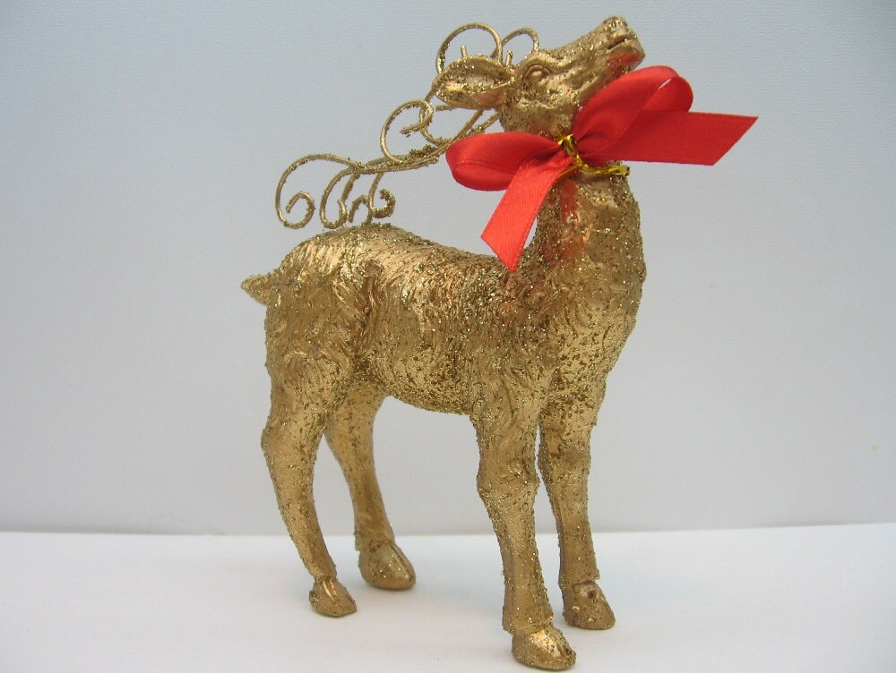 christmas reindeer figurine figure decoration by christmas reindeer figurine figure decoration by