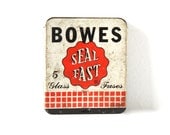 Vintage Tin Bowes Fuses Seal Fast Glass Fuses Electrical Fuses Retro Industrial Made in USA