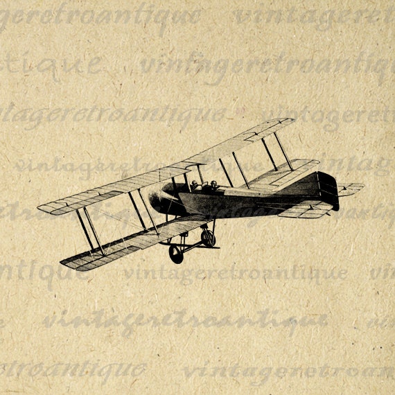 vintage plane clipart - photo #14