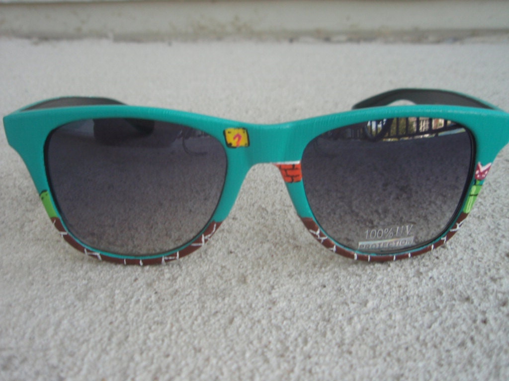 Super Mario Custom Sunglasses