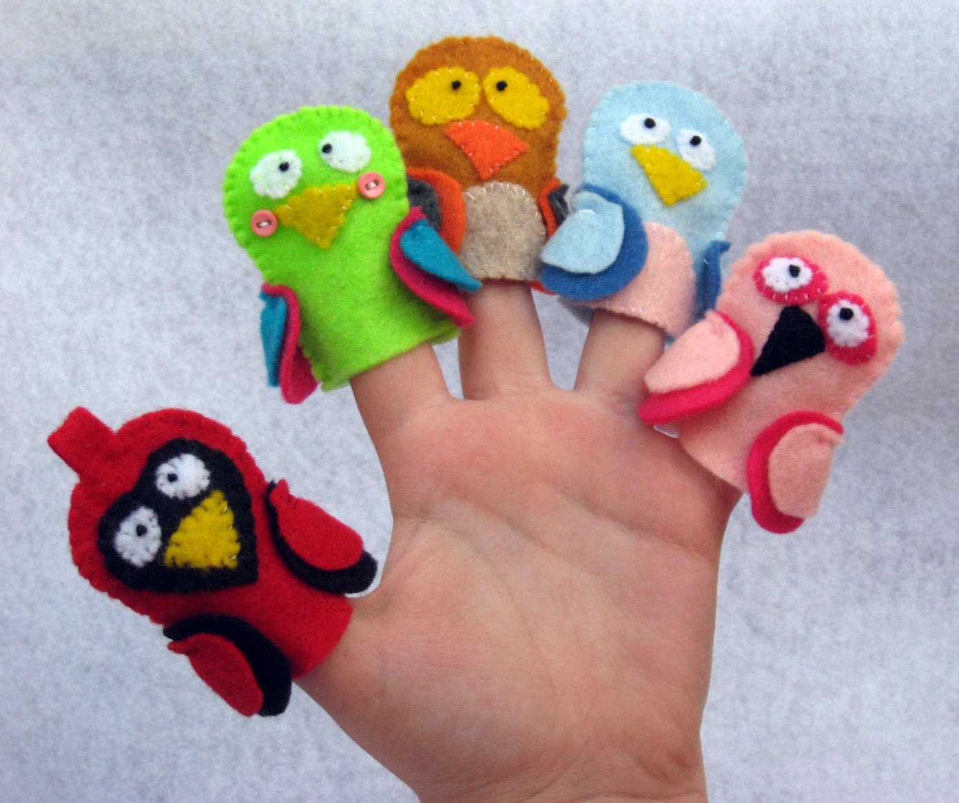 items-similar-to-bird-felt-finger-puppets-on-etsy