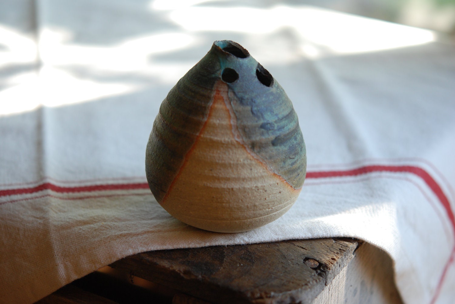Unique Vermont Pottery Vase