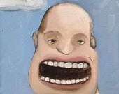 Lowbrow Portrait - Big Mouth - Original Oil