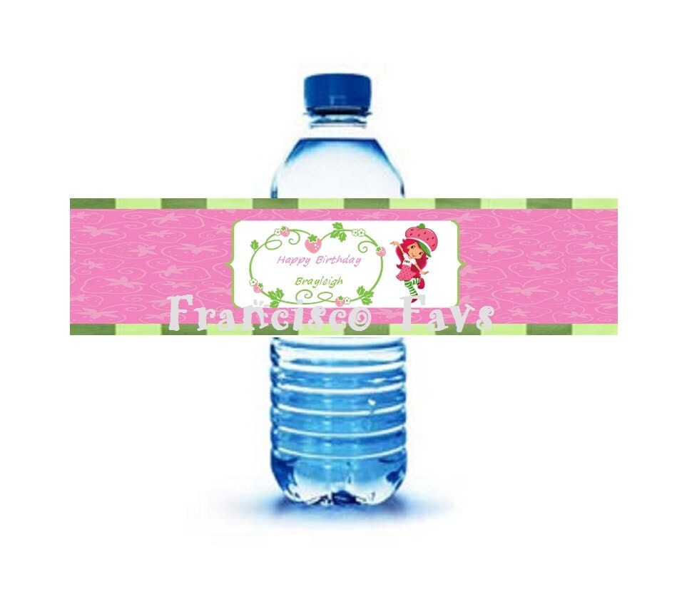 strawberry water bottle