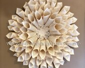 bookpage wallflower 3 dimensional eco friendly recycled wall art rolled folded classic book paper flower home decor