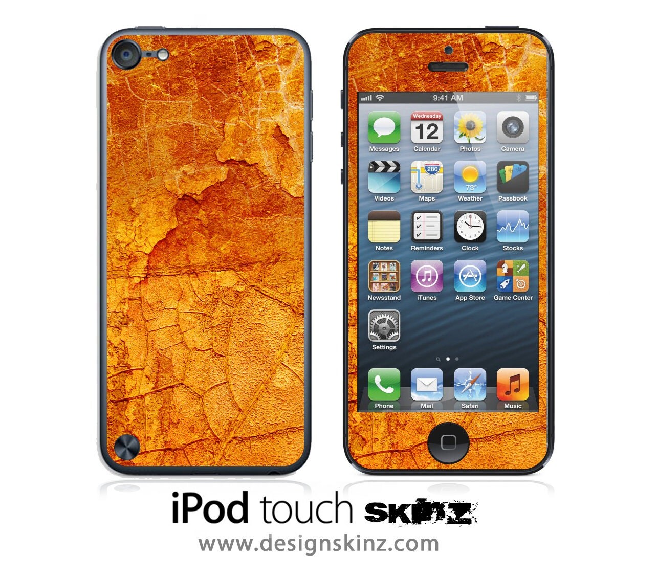 Orange Ipod Touch