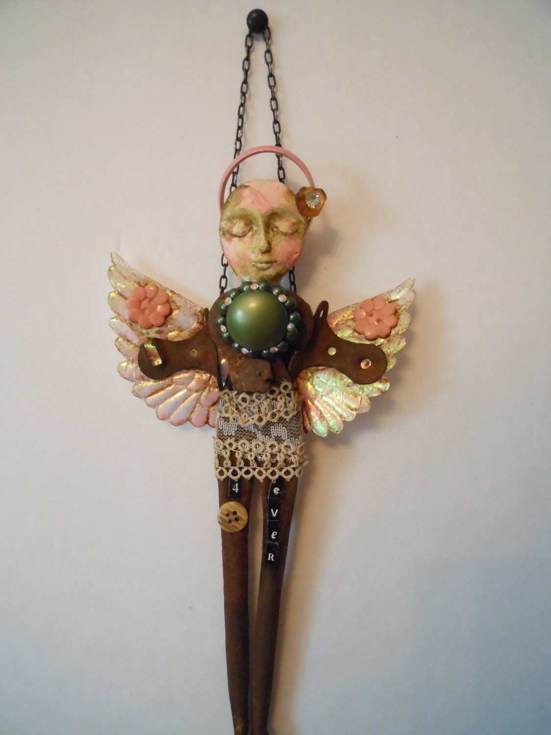 get well gift, religious wishes, get well wishes, religious assemblage, mixed media original, supportive, encouragement gift
