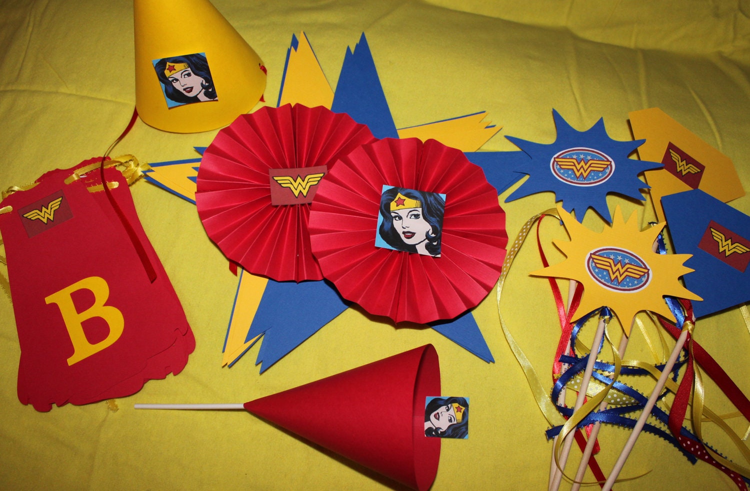 Wonder Woman Inspired Party Package - make your own package Il_170x135