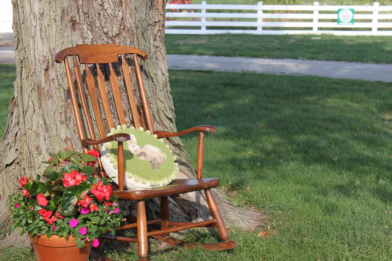 Sale: Vintage Wood Rocking Chair