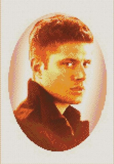 Jensen Ackles Portrait Cross Stitch Pattern