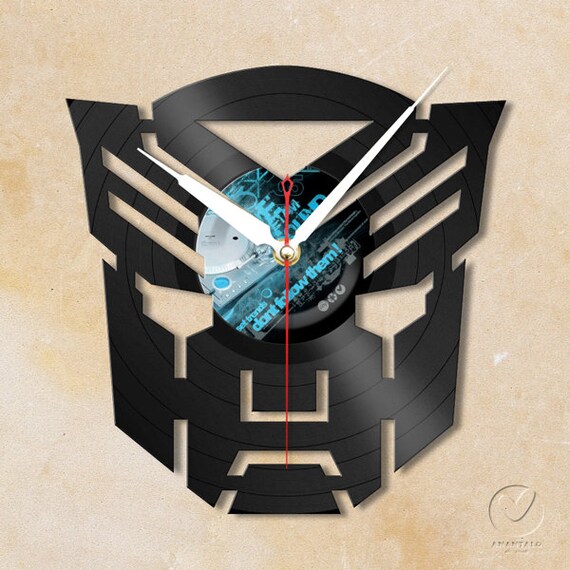 vinyl wall clock Transformers by Anantalo on Etsy