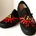 Legend of Zelda Hand Painted Shoes