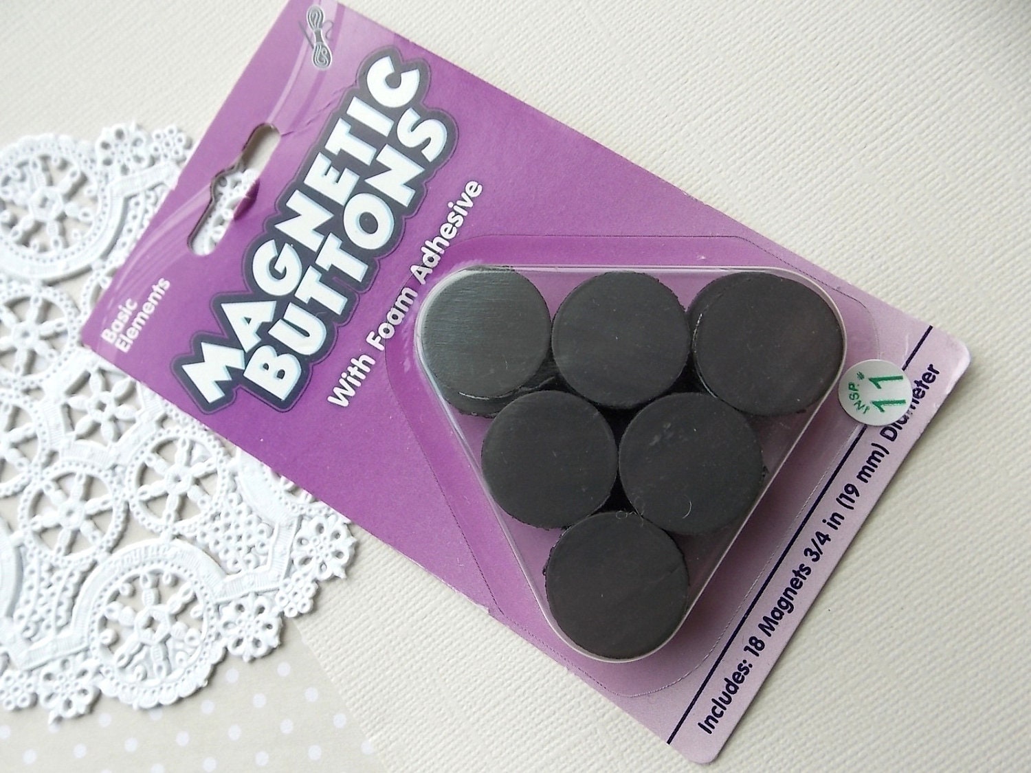 Items similar to 3/4" Round Buttons with Foam Adhesive 18