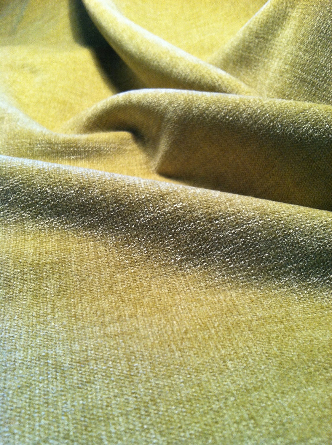 Gorgeous Chartreuse Green Chenille Upholstery fabric - DreamWeaverFabrics