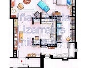 Carrie Bradhsaw's Apartment Floorplan (Small)