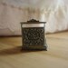 Miniature Pewter Cash Register