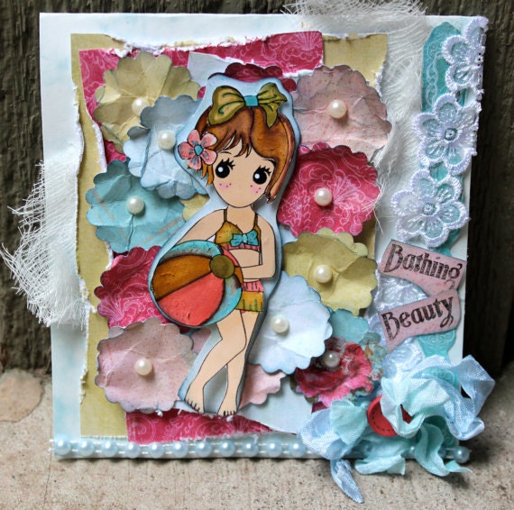 Beach Theme Handmade Card
