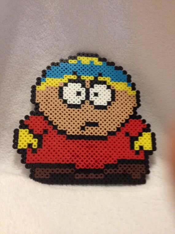 Items similar to South Park Eric Cartman Perler bead art on Etsy
