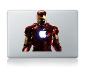 Ironman  - Mac Decal Macbook Stickers Macbook Decals Apple Decal for Macbook Pro / Macbook air / iPad / iPad 2 / iPad 3 / iPhone