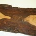 Baguette Natural Edge Black Walnut Wood Cutting Board / Rustic Buffet Serving Tray