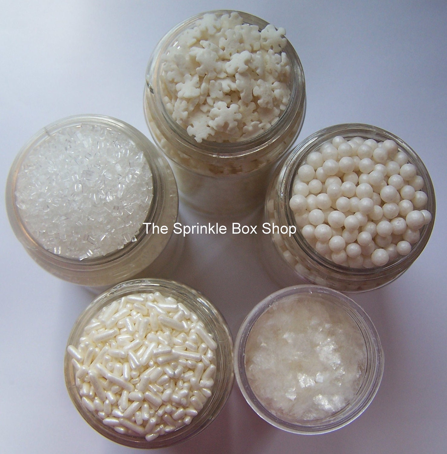 Cupcake Sprinkles - Winter Wonderland Sprinkle Set