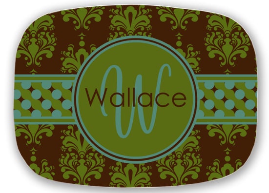 Personalized Melamine Platter - Holiday Party Platter