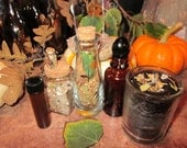 Samhain Spell Kit, Pagan, Witchcraft, WIcca, Hoodoo, Halloween, Spirit Contact, Veil Crossing, Honoring the Dead